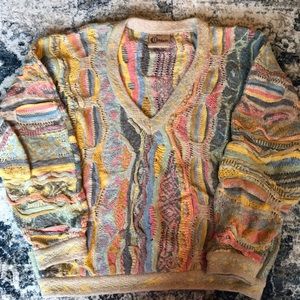 Vintage Classic Coogi V-neck Sweater